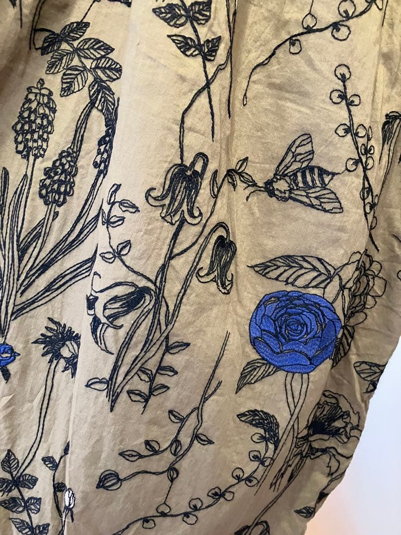 【マーブルシュッド】2022AW Feild はかまパンツ　カーキ　美品