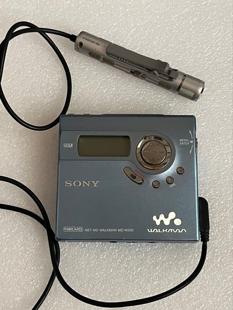 SONY MZ-N920 ポータブルMDレコーダー動作未確認です