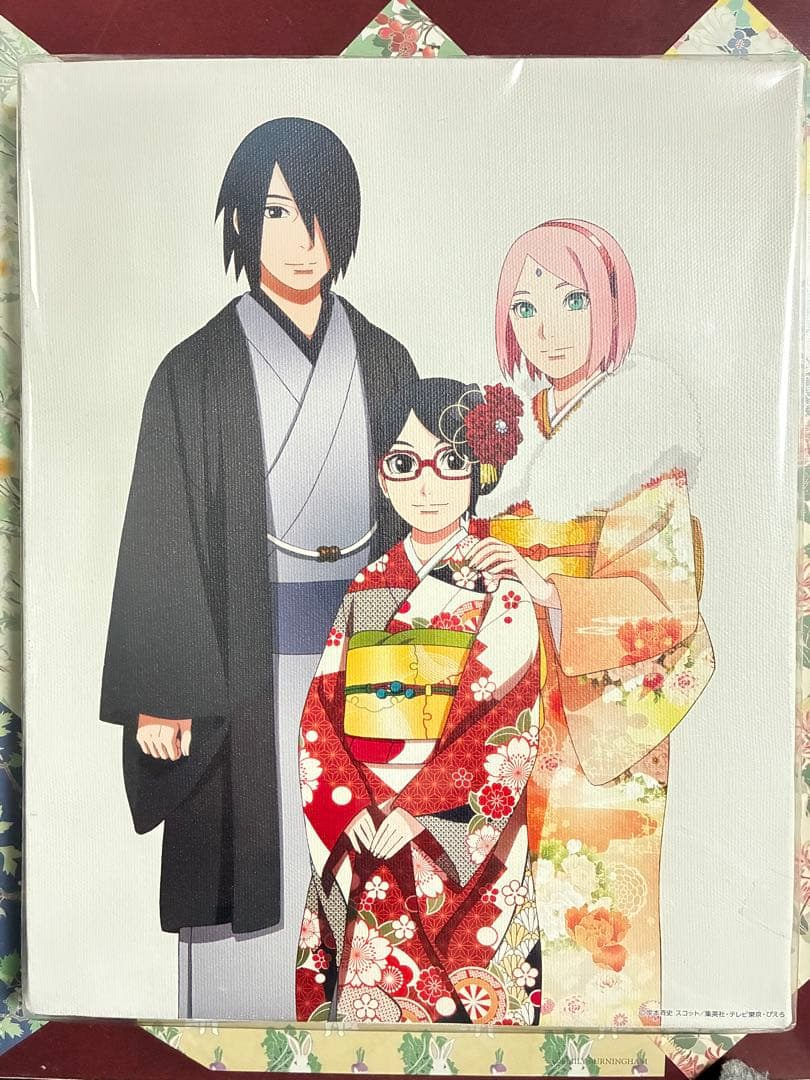 ボルト　ナルト　NEXT GENERATIONS　キャンバスボード　サスケ　家族