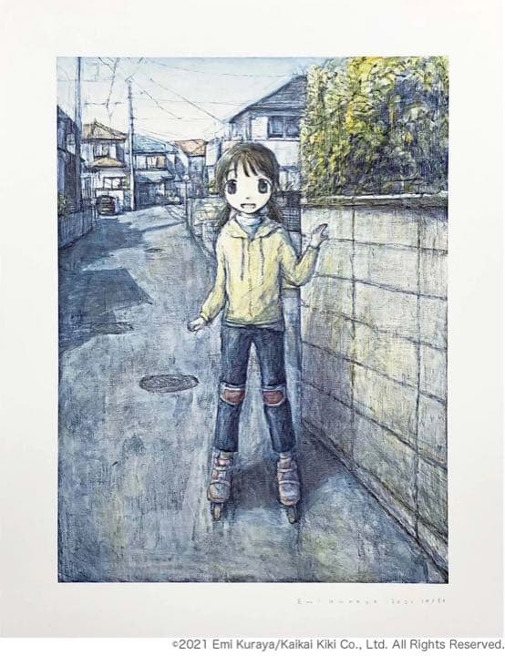 くらやえみ Roller Skating 版画 村上隆 トナリノジンガロ