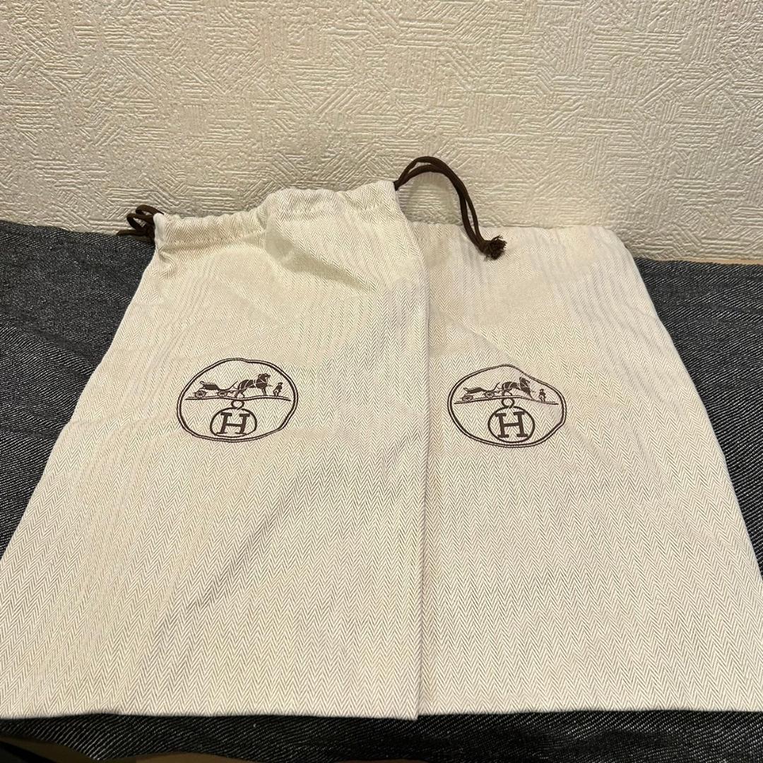 HERMES エルメス 純正 ショップ保存袋 まとめ売り 巾着 ベージュ 11枚