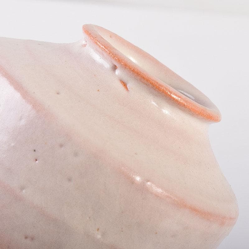 茶道具　萩焼　江月窯　肩衝茶入　在銘　共箱　V　6896