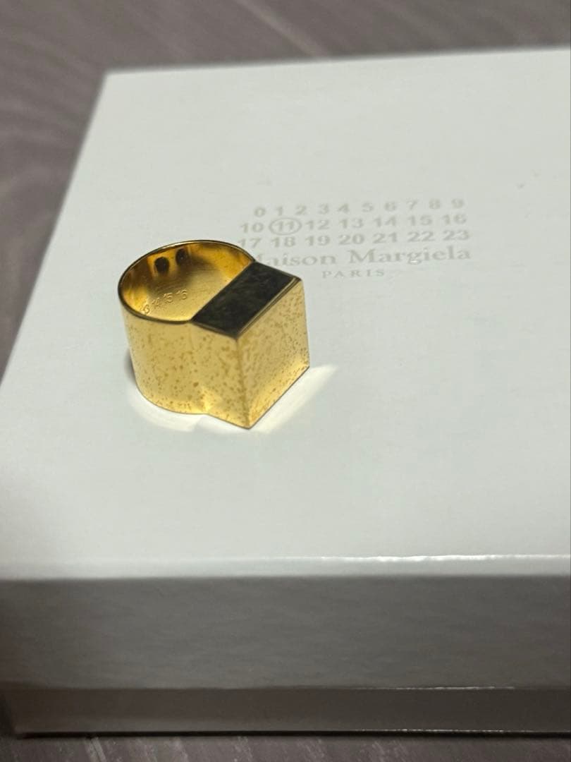 maison margiela ここのえ期 ゴールドリング