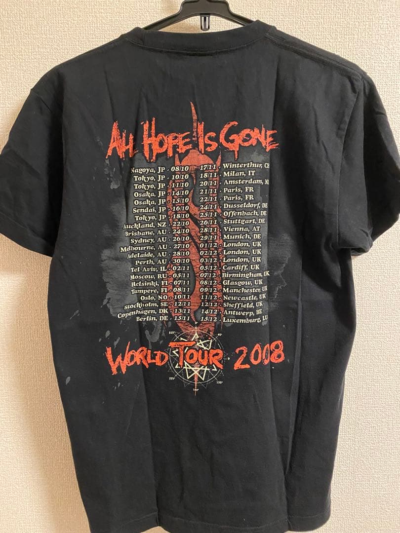 (新品、未使用)Slipknot 2008年　オフィシャルTシャツ Mサイズ