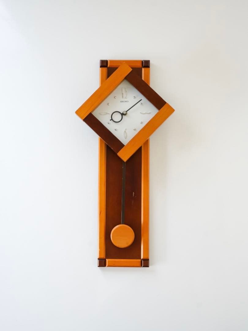 80-90's SEIKO ヴィンテージ 振り子時計 ミッドセンチュリー モダン
