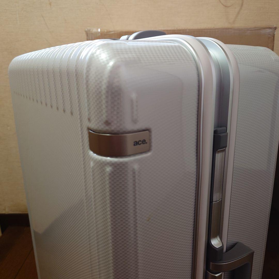 【新品未使用】ace. スーツケース パリセイド3-F 55L ホワイトカーボン