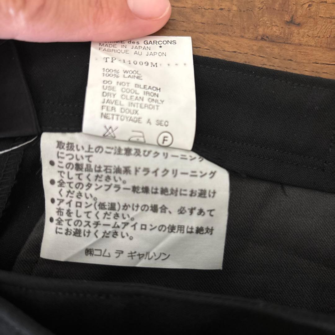 コムデギャルソン　ハーフパンツ　キュロット　単パン　半ズボン　ブラック