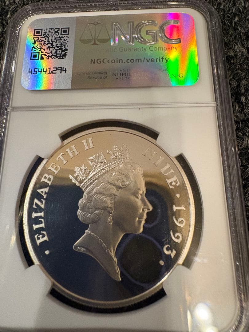 1993 ニウエ 20ドル コロネーション アニバーサリー銀貨