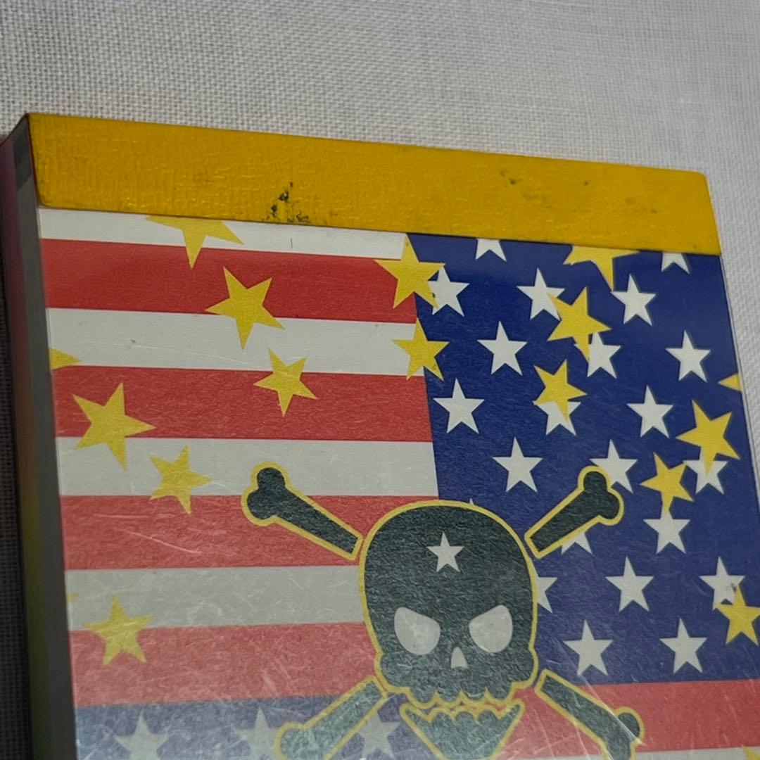 希少❤️ドクロ　ミニ　メモ帳　平成レトロ