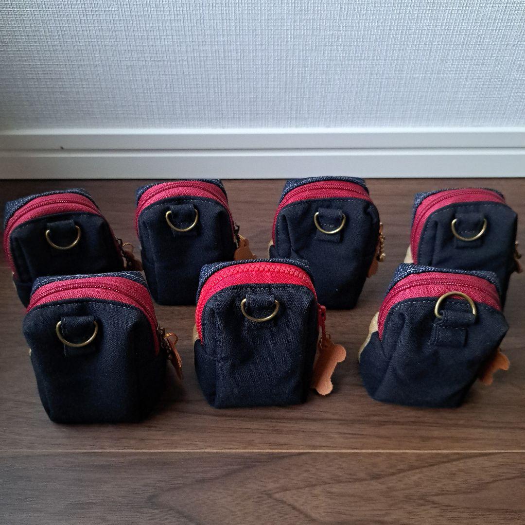 デニムリメイク☆ボックスマルチミニポーチ☆イヤホンケース☆コーギー☆No.11