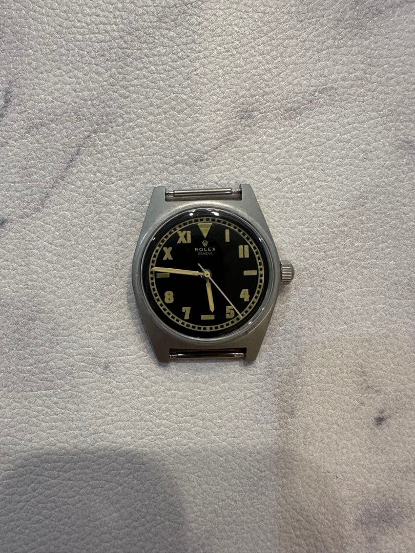 ロレックス　軍用　文字盤　希少　ミリタリー