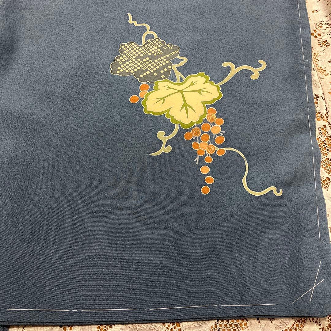 ３点！訪問着&コプト三彩花袋帯&新品三越帯締め クリーニング済み