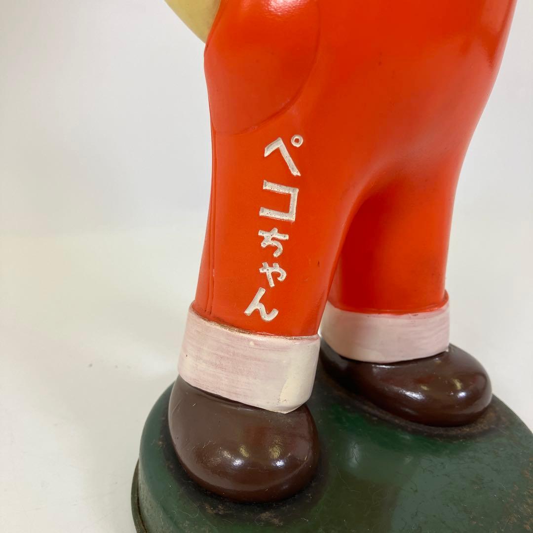 【昭和レトロ・希少レア】 ペコちゃん 当時物 ソフビ フィギュア