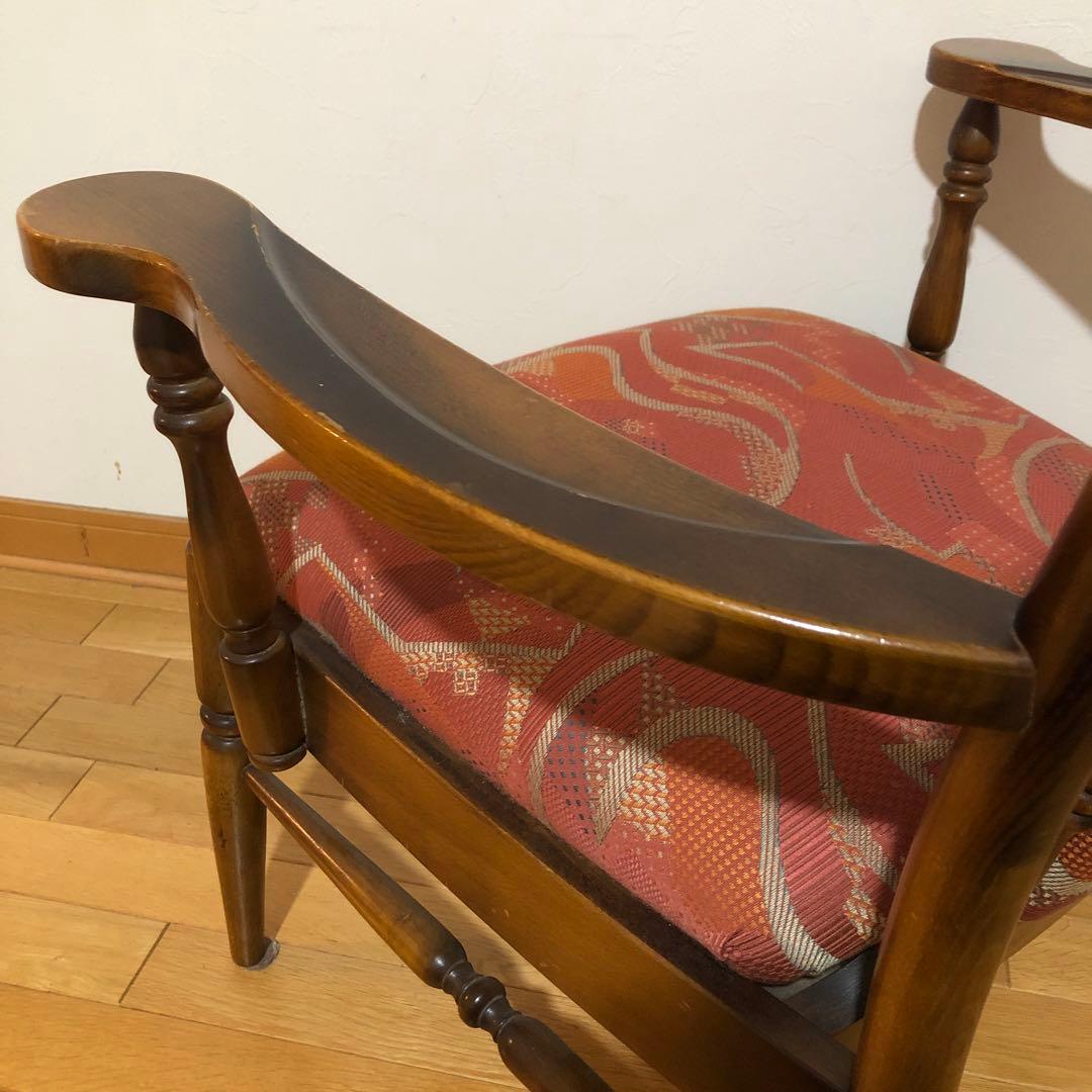ヴィンテージ カリモク コロニアル アームチェア 椅子 1脚 応接　③