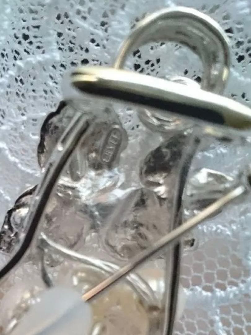 本真珠 アコヤ真珠 ブローチ 帯留め パール silver　Alicia様