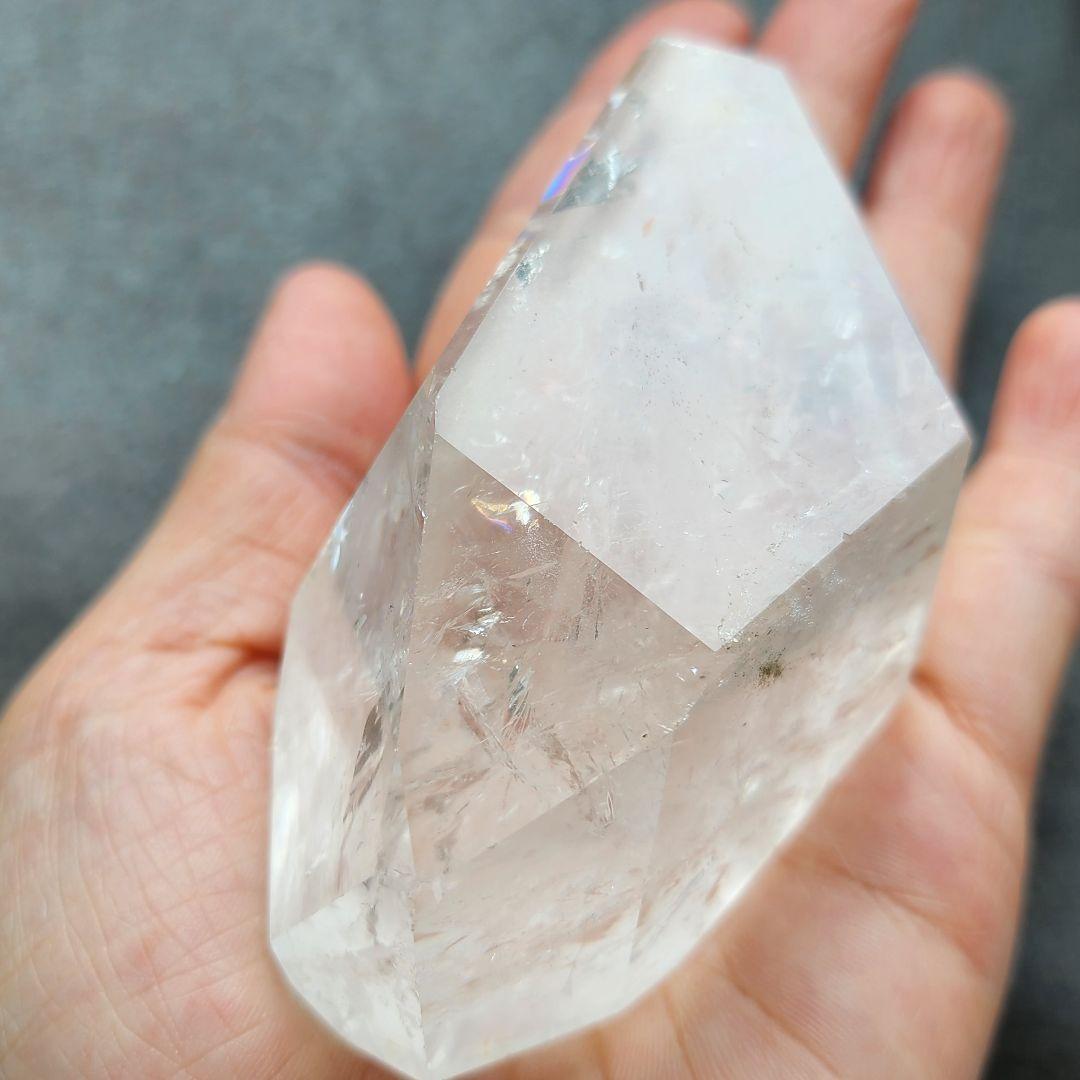 【一点物】虹入り✨ ヒマラヤ水晶 原石✩.*˚天然石×インテリア