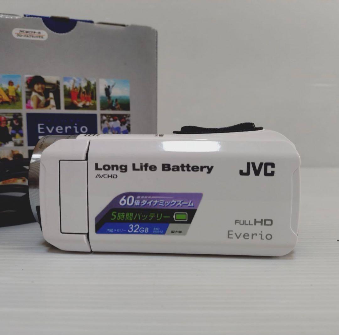 【動作確認OK】JVC Everio GZ-F100-w