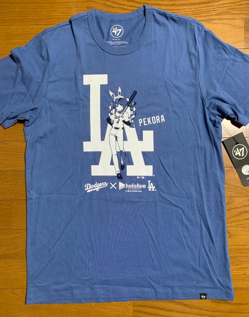 兎田ぺこら　ドジャースコラボTシャツ Mサイズ