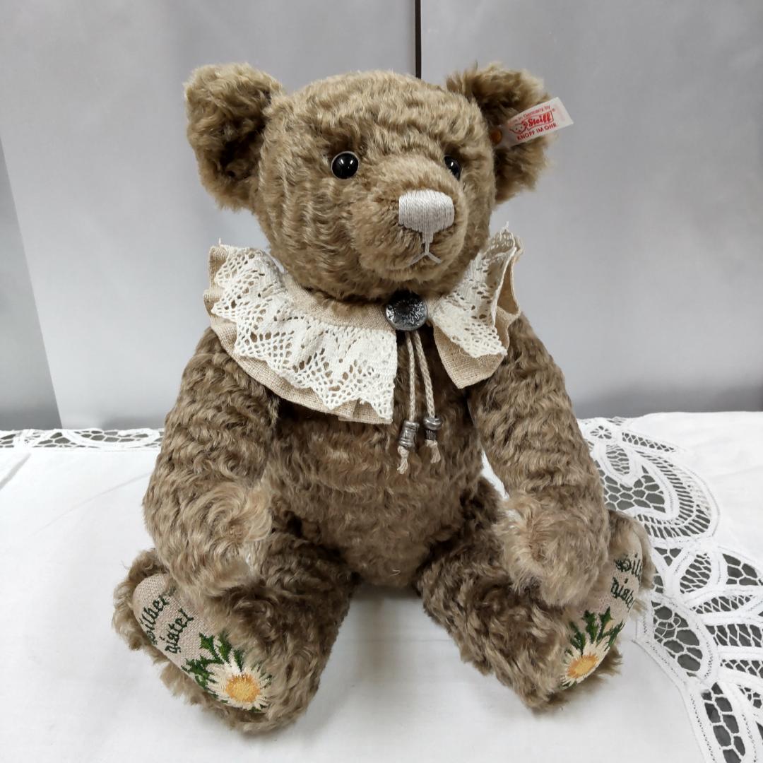 シュタイフ　テディベア　silberdistel　アンティーク風　ビンテージ調