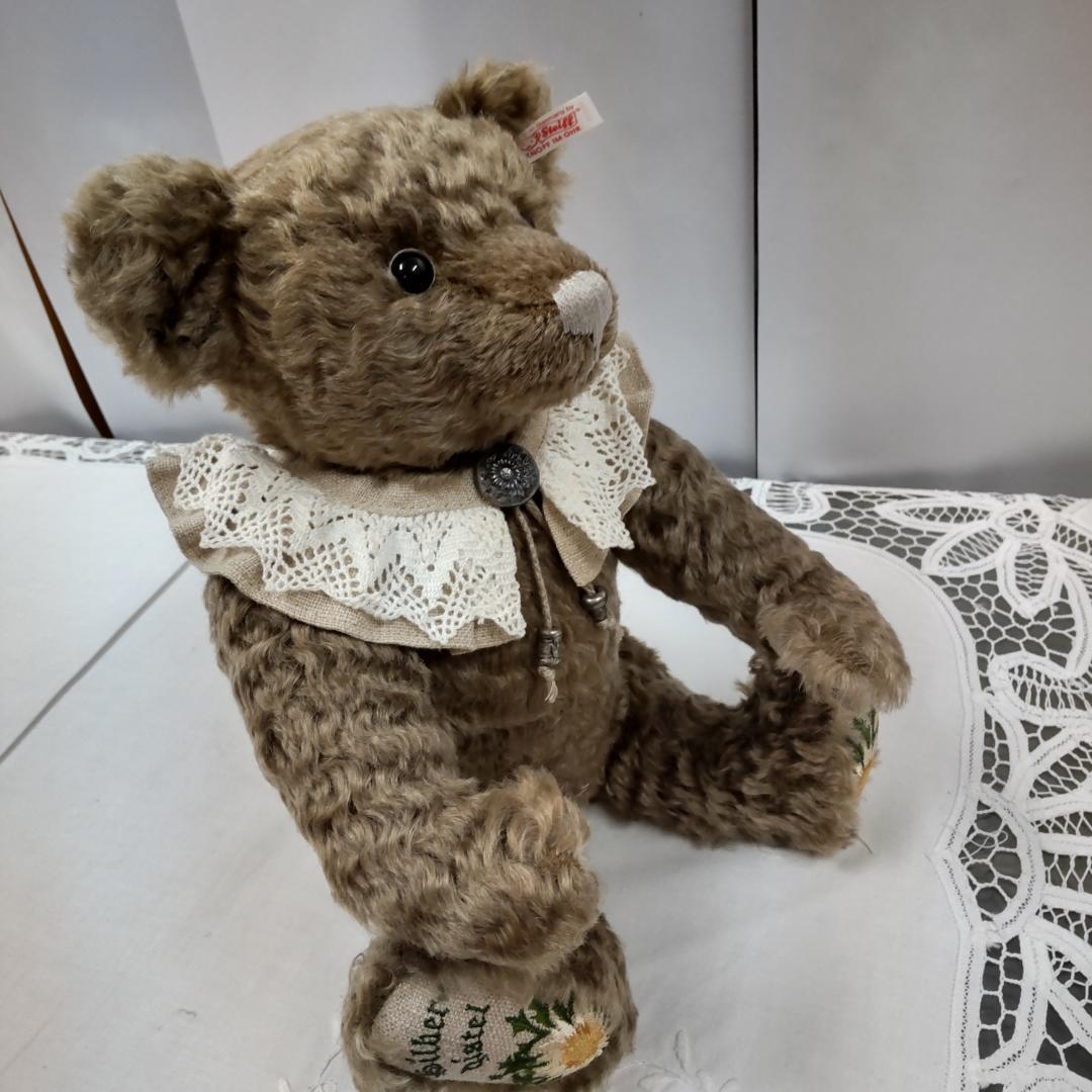 シュタイフ　テディベア　silberdistel　アンティーク風　ビンテージ調