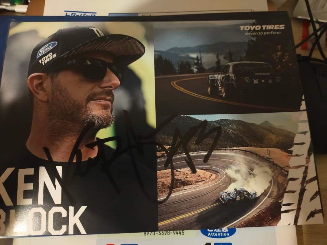 レア物　 KEN BLOCK ケン・ブロック　直筆サイン入りポスター