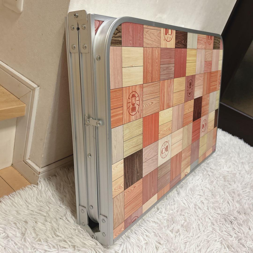 コールマン ナチュラルモザイクリビングテーブル　140 3つ折り