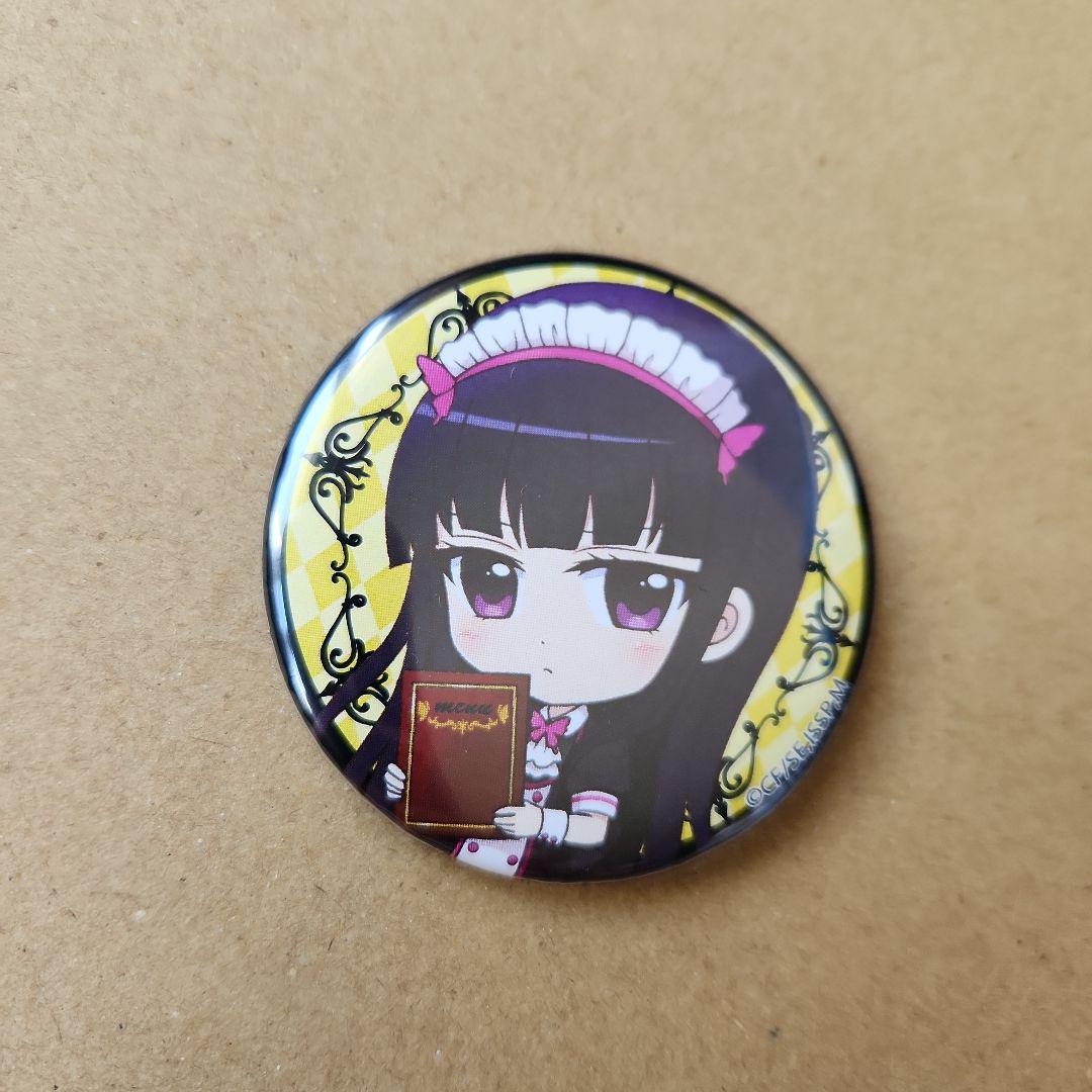 白鬼院凜々蝶 　缶バッジ　妖狐×僕SS　プリンセスカフェ　いぬぼく