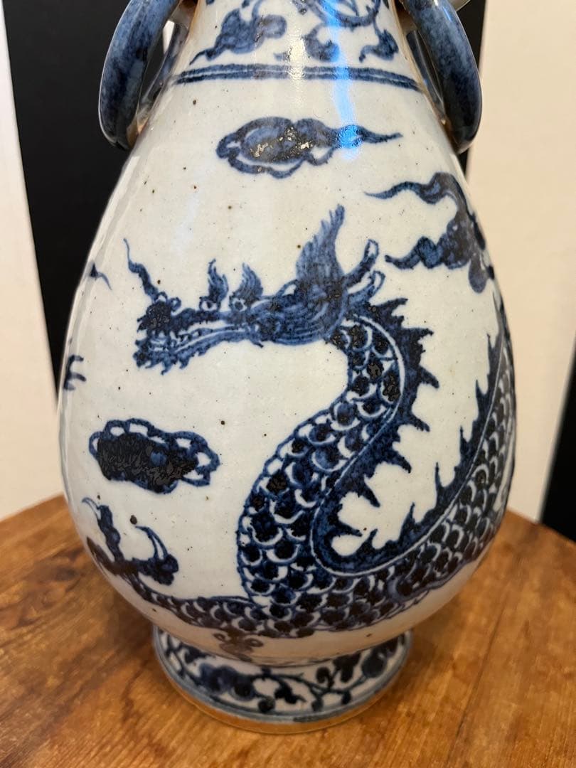 中国アンティーク花瓶　大ぶり