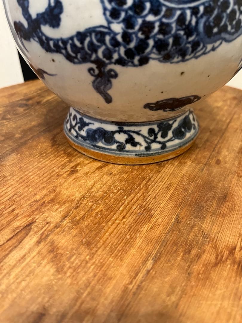 中国アンティーク花瓶　大ぶり