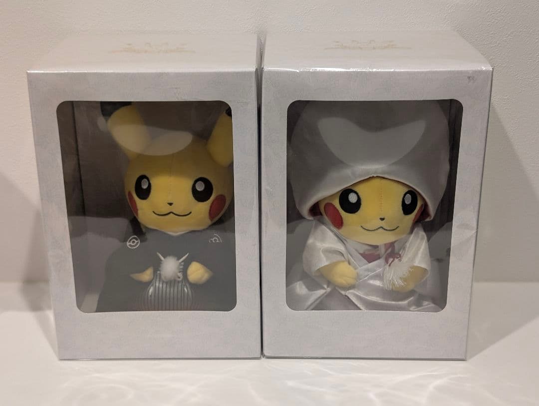 ピカチュウぬいぐるみ　結婚式　和装　2体セット