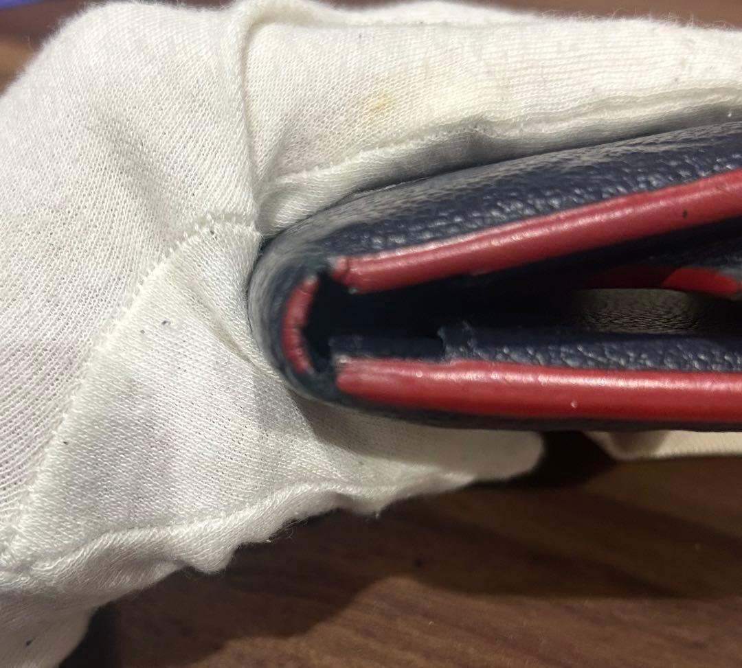 LOUIS VUITTON ネイビー 三つ折り財布