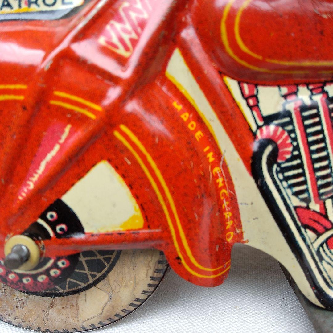 英国製 モーターサイクル ブリキ バイク オートバイ レトロ ビンテージ 古い