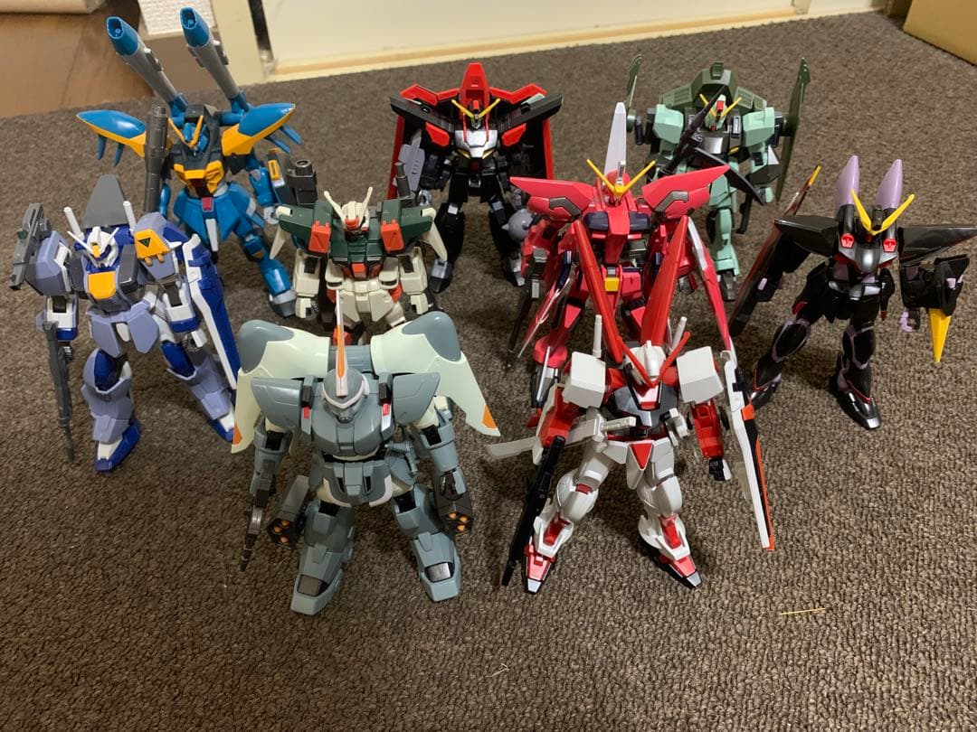 HG ガンダムSEED 9点セット ジャンク品 現状品 完成品 まとめ売り
