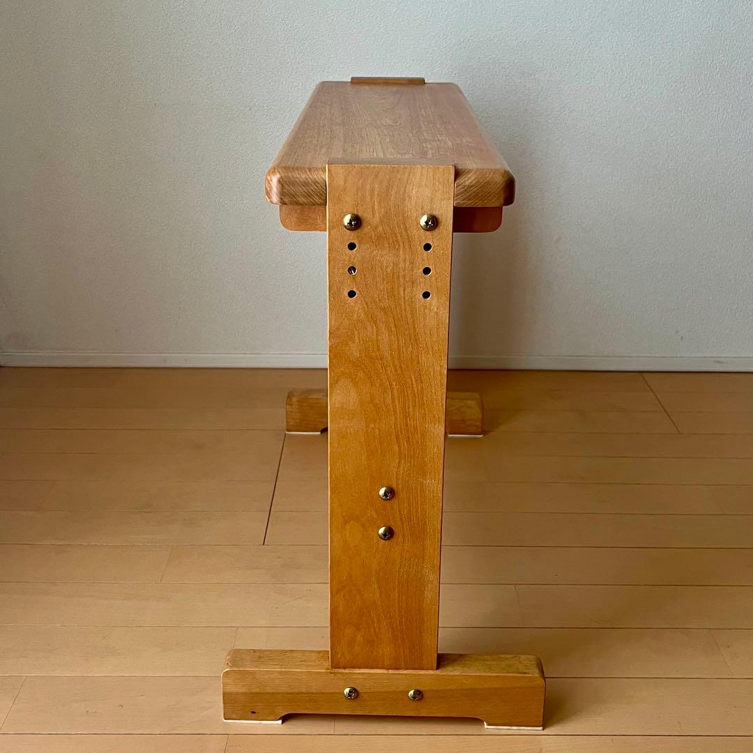 【手織り機用】東京手織 KM-650用 長椅子（高さ調節可）　中古　織物道具