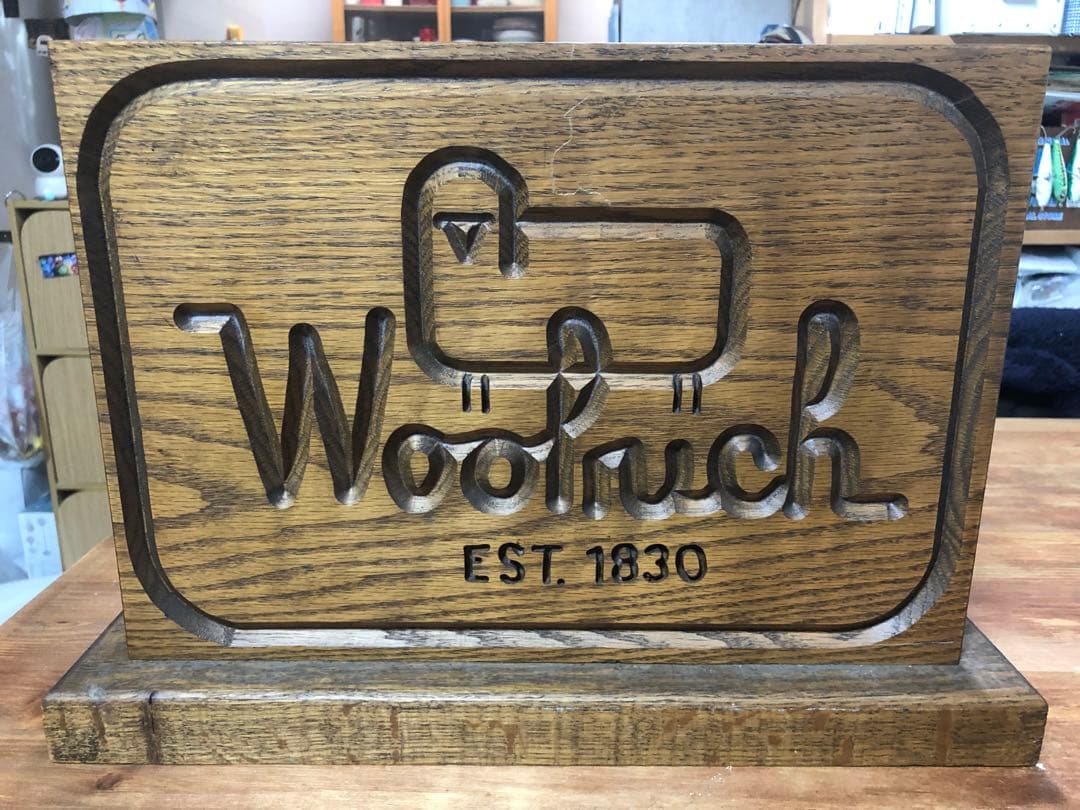 woolrich ウールリッチ　置物　看板　什器　　　vintage インテリア
