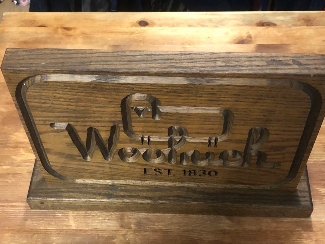 woolrich ウールリッチ　置物　看板　什器　　　vintage インテリア