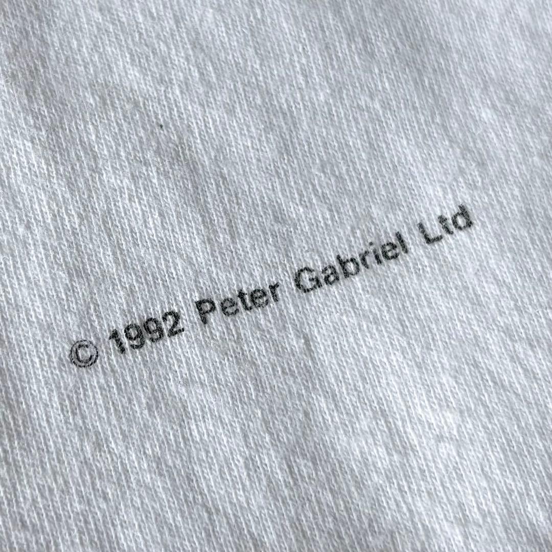 【USA製】90s Peter Gabriel ヴィンテージ ツアーTシャツ L