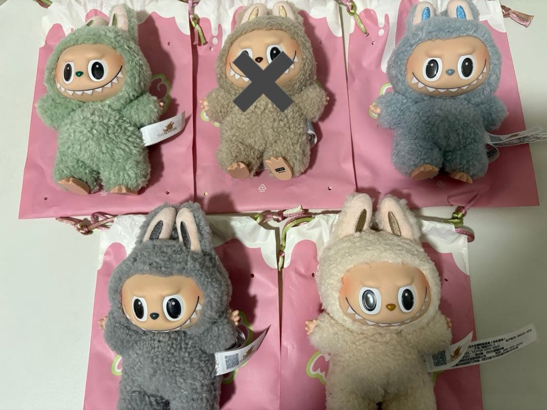 POPMART ラブブ　マカロン 新品未使用４体 ラブブ　正規品　バラ売り可能