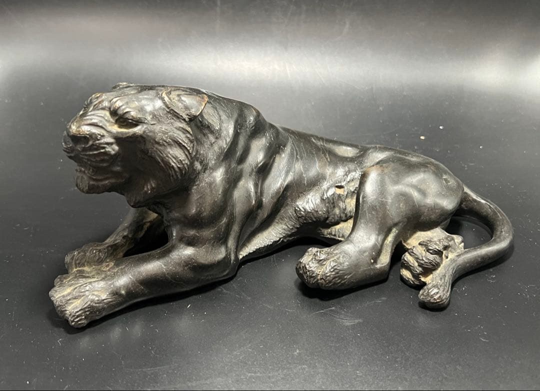 極上 古銅獅子　重さ：約2748g