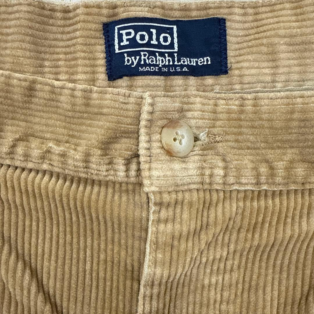 テ*ツ様 ポロチノ 初期タグ ベージュ コーデュロイパンツ チノパン USA製
