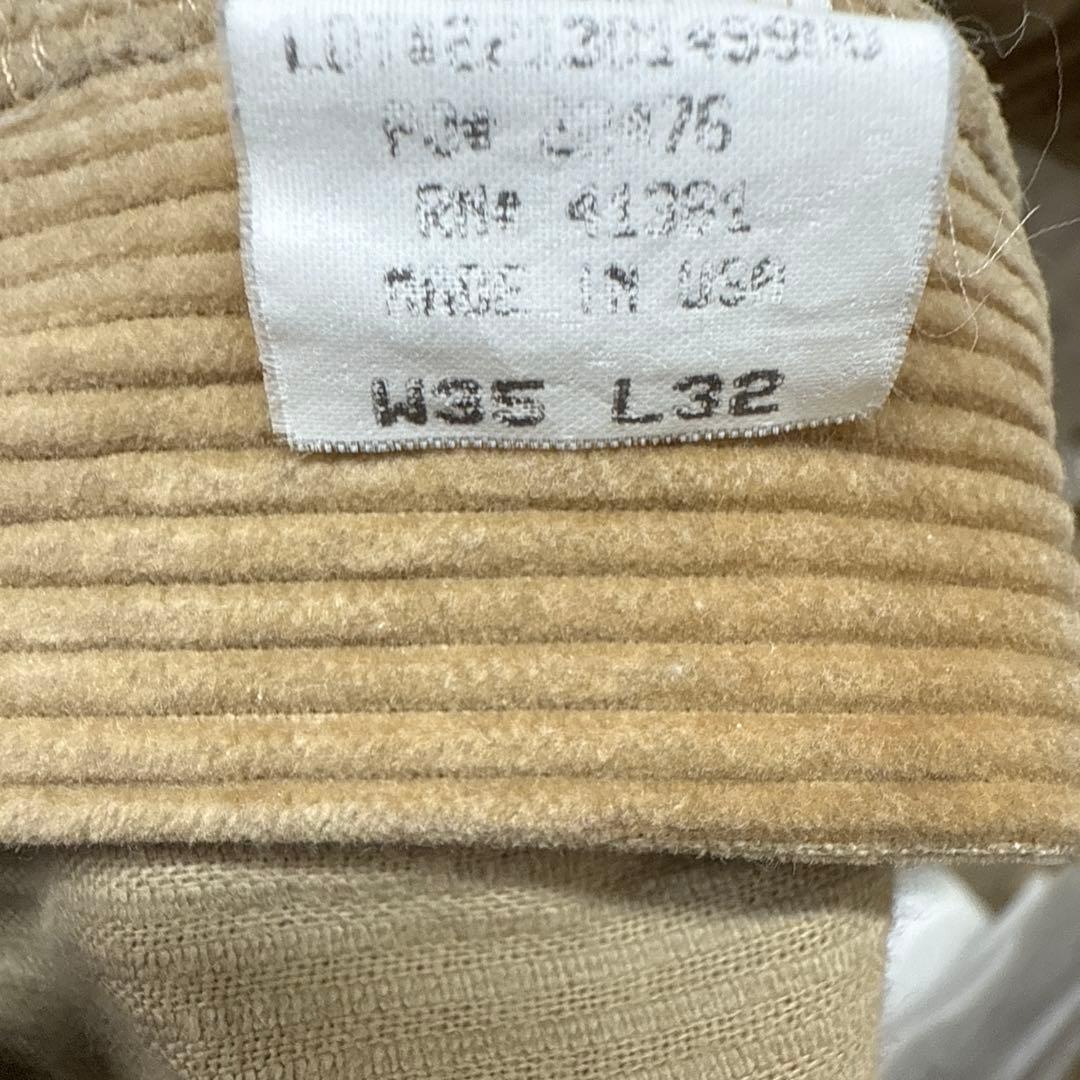 テ*ツ様 ポロチノ 初期タグ ベージュ コーデュロイパンツ チノパン USA製