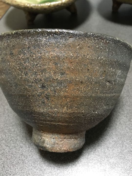 伊賀焼 抹茶碗 井戸本青山作 お値下げしました