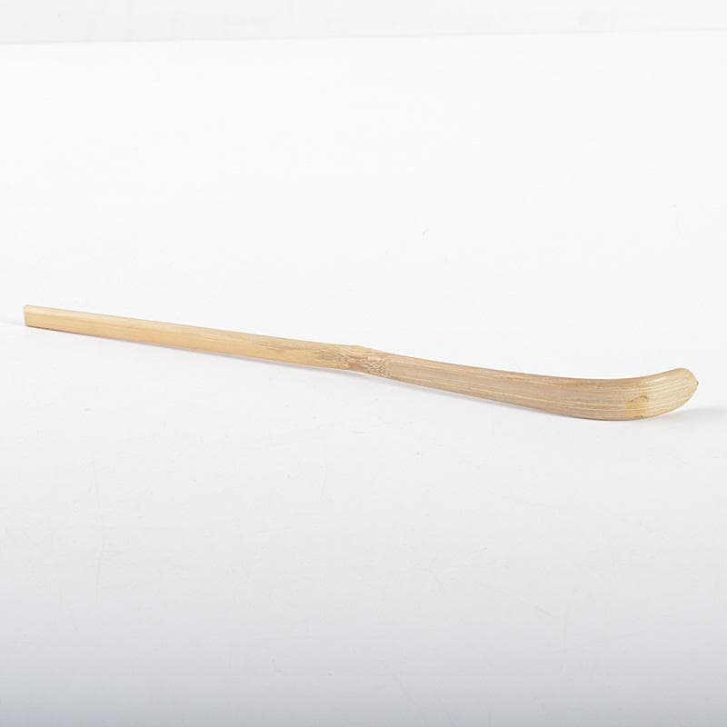 茶道具　林竹作　茶杓　銘「千代の友」　前大徳　前田昌道書付　共筒共箱　V5304