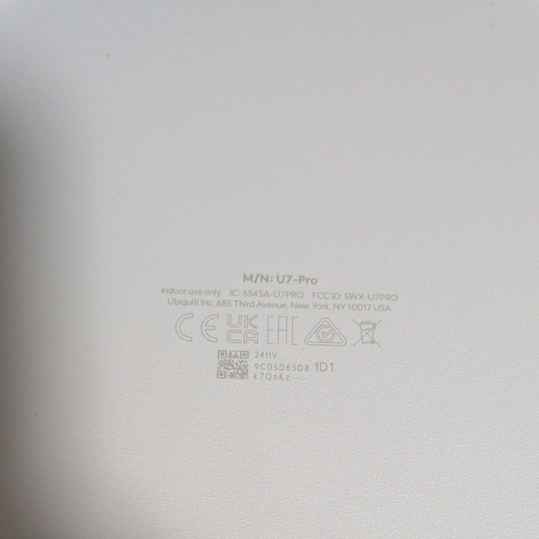 ルーター・ネットワーク機器 Unifi U7 Pro