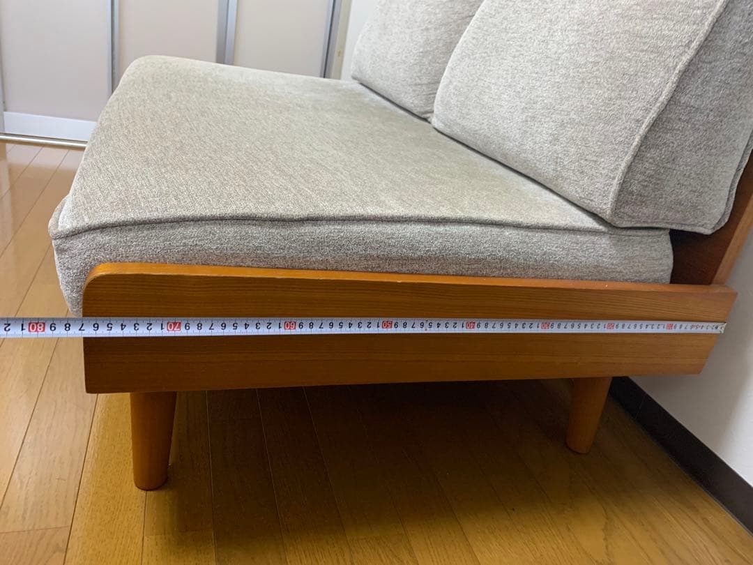 unico アルベロ ソファ 2シーター　替えカバー付き　発送たのメル便