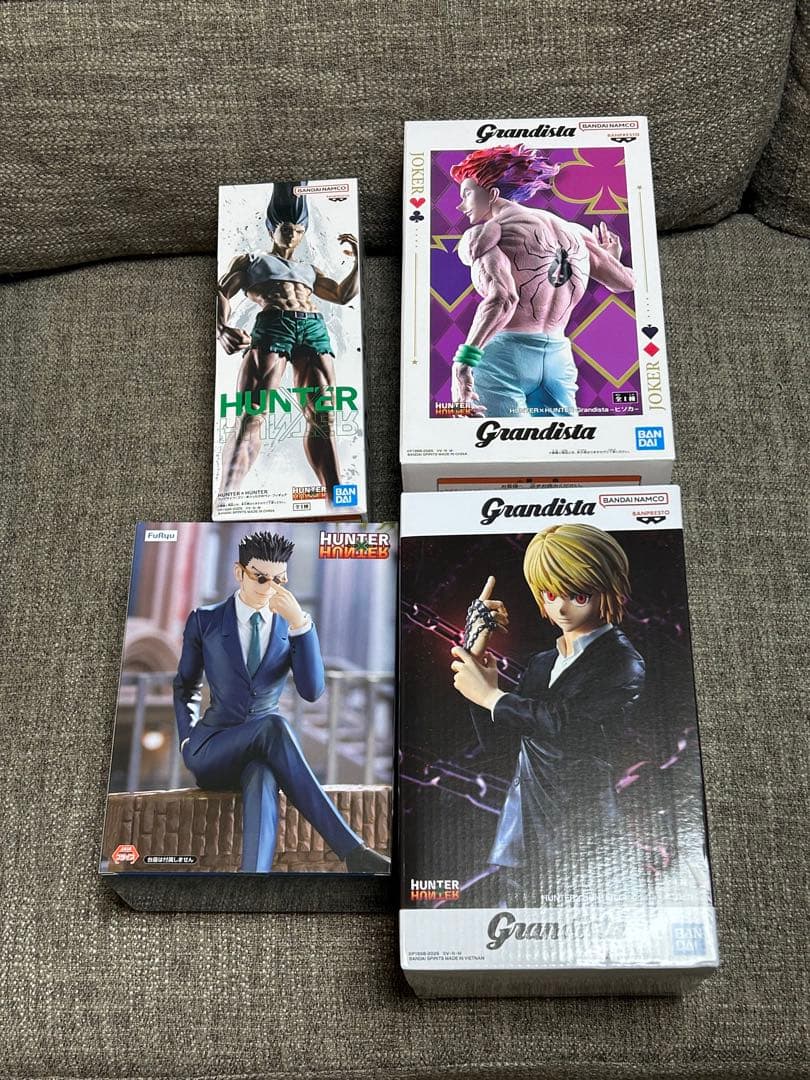 Hunter x Hunter ゴンヒソカレオリオクラピカフィギュア 4体セット
