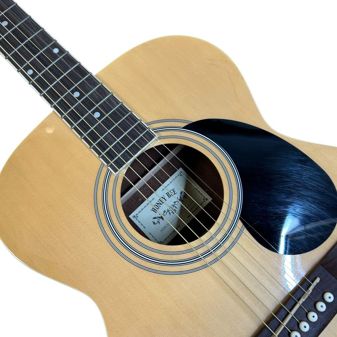 比較的きれいです‼️HONEY BEE アコースティックギター F-15N