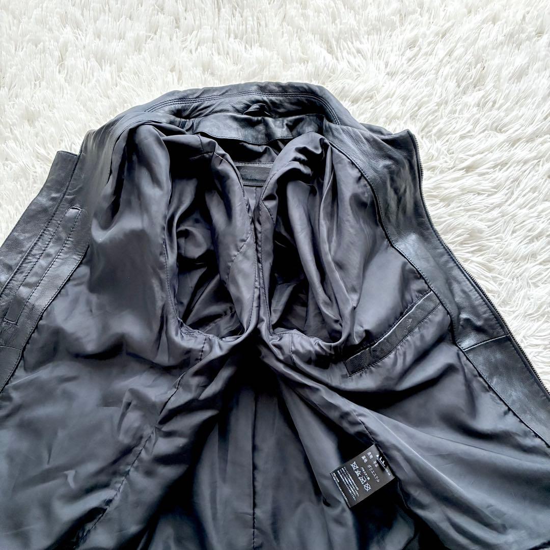 美品XL◎Liugoo Leathers 羊革 ラムレザー ジャケット シングル