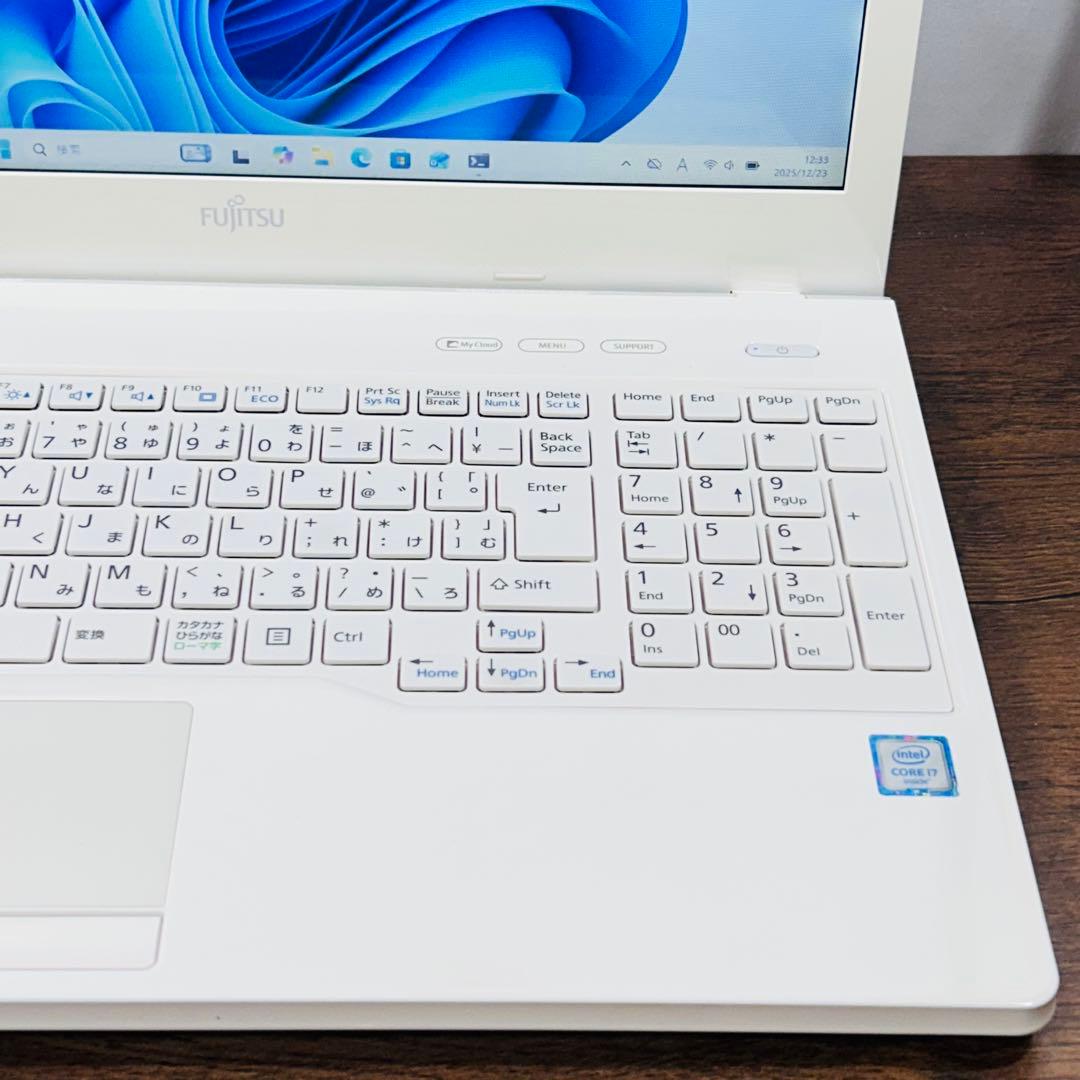 オフィス付きノートパソコン■高性能i7■SSD512GBメモリ16g■W11最新