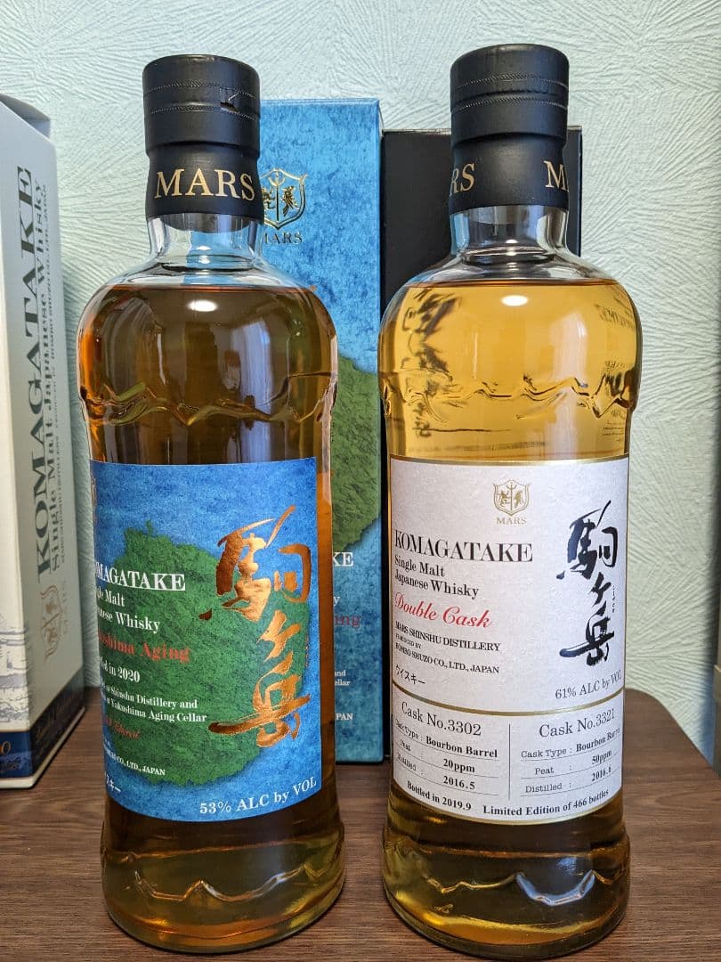 マルスウイスキー　駒ケ岳4本セット